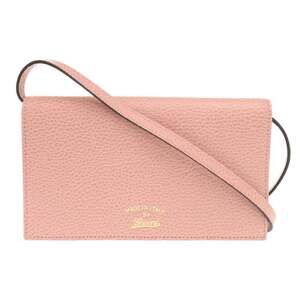 GUCCI Pink Leather Shoulder Bag